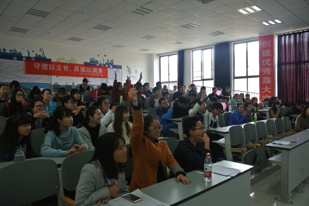 全体人员积极参加知识抢答
